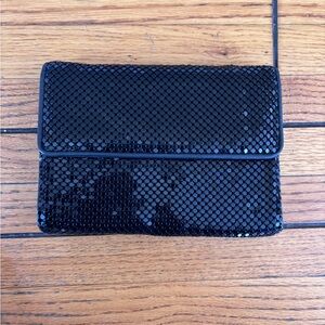 Whiting & Davis vintage black mesh bag/clutch